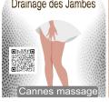 Drainage des jambes cannes massage