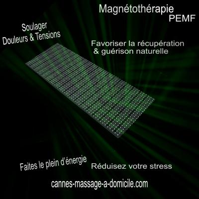 Magnetotherapie cannes massage a domicile